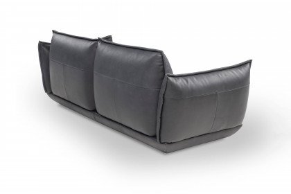 Léclair von Calia Italia - Ledersofa grigio