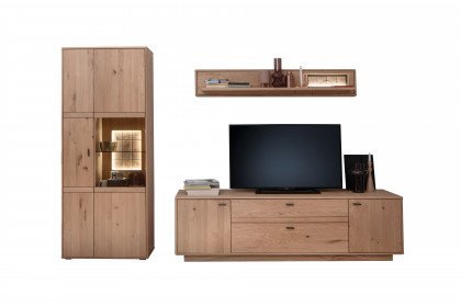 Freeport von MCA - Wohnwand dreiteilig, Ast-/ Balkeneiche