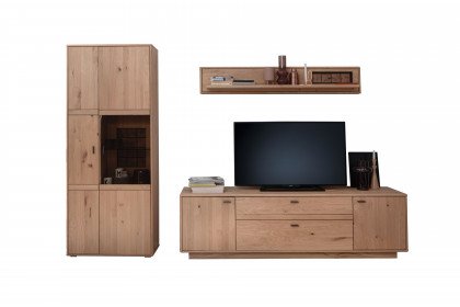 Freeport von MCA - Wohnwand dreiteilig, Ast-/ Balkeneiche