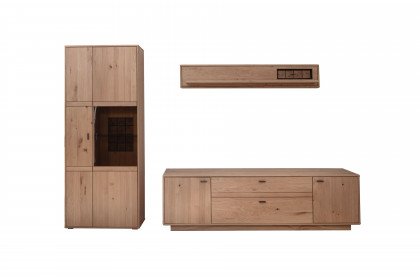 Freeport von MCA - Wohnwand dreiteilig, Ast-/ Balkeneiche