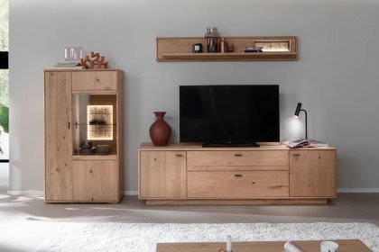 Freeport von MCA - Wohnwand dreiteilig, in Ast-/ Balkeneiche