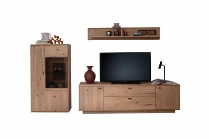 Freeport von MCA - Wohnwand dreiteilig, in Ast-/ Balkeneiche