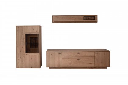 Freeport von MCA - Wohnwand dreiteilig, in Ast-/ Balkeneiche