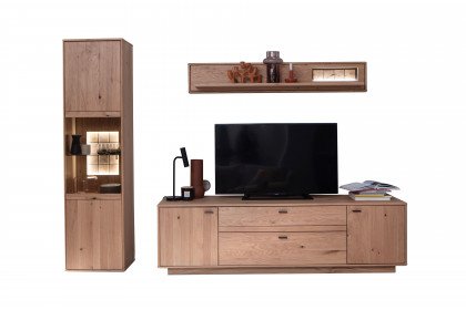 Freeport von MCA - Wohnwand Ast-/ Balkeneiche, dreiteilig