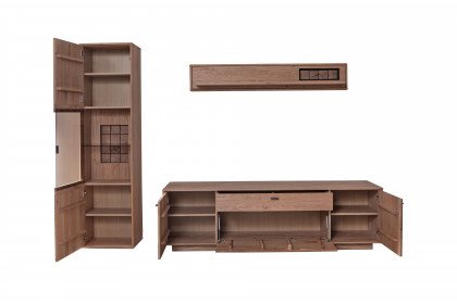 Freeport von MCA - Wohnwand Ast-/ Balkeneiche, dreiteilig