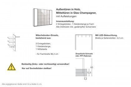 Quito von Wiemann - Schrank mit Inneneinrichtung & Beleuchtung