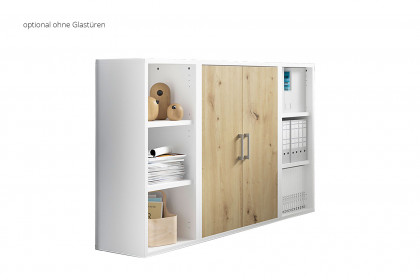 Big Profi Office von Mäusbacher - Sideboard-Kombi mit Glastüren
