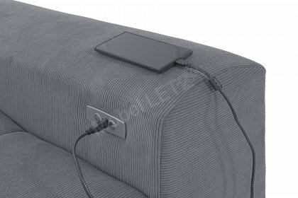 Master von AZ Iwaniccy - Ecksofa anthrazit