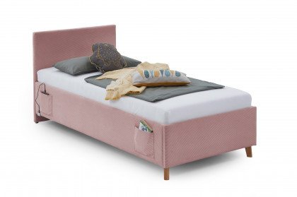 Cool von Meise Möbel - Polsterbett 90 rose