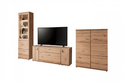 Vilm von Stralsunder - Wohnwand EB33002 Balkenbuche