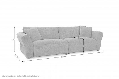 Morga von Vilmers - Sofa aluminium