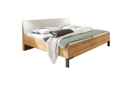Quito von Wiemann - Schlafzimmer-Set Bianco-Eiche - Glas champagner