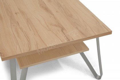 XZ1.105A von Stralsunder - Couchtisch Balkenbuche mit Ablageboden