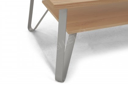 XZ1.105A von Stralsunder - Couchtisch Balkenbuche mit Ablageboden