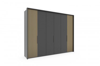 Denver von Wiemann - Schrank mit Passepartout graphit - Eiche bianco