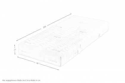 SEAQUAL™ One XXL von Hemafa - Komfortschaum-Matratze