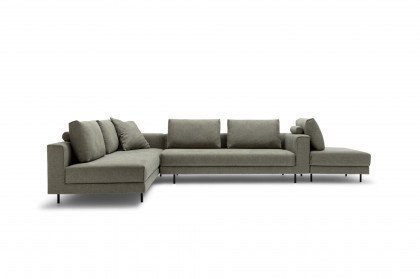 CR.424 von creation by Rolf Benz - Polsterecke links beigegrau