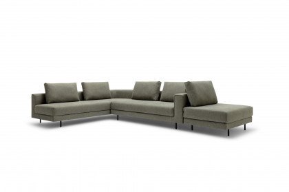 CR.424 von creation by Rolf Benz - Polsterecke links beigegrau