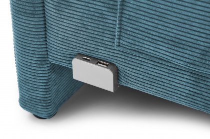 Cool von Meise Möbel - Polsterbett 120 mit Rückwand in Ocean