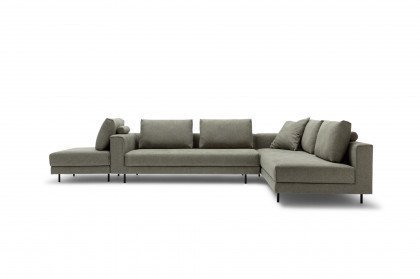 CR.424 von creation by Rolf Benz - Polsterecke rechts beigegrau