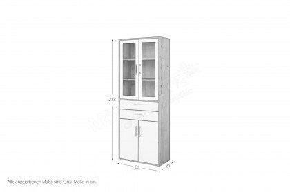 Big Profi Office von Mäusbacher - Aktenschrank mit Glastüren