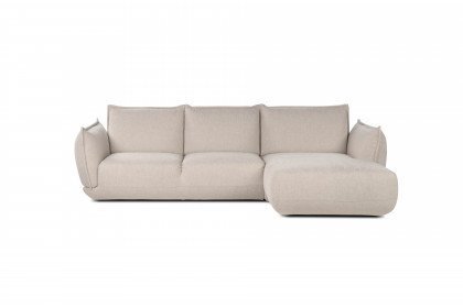 Léclair von Calia Italia - Ecksofa rechts burro