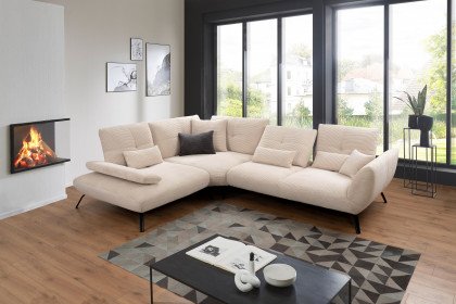 Dover von Poco - Polstersofa links creme