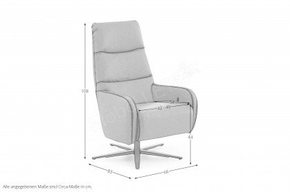 PN-RS24078 von Polinova - Relaxsessel opal