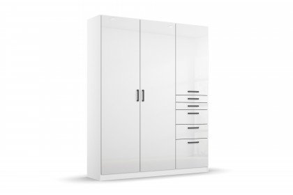 Allrounder von Rauch Blue - Kombi-Kleiderschrank Hochglanz weiß