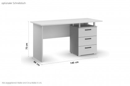Allrounder von Rauch Blue - Kombi-Kleiderschrank Hochglanz weiß