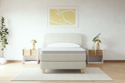 Systembett von Abrilux - Boxspringbett Paris 120 cream