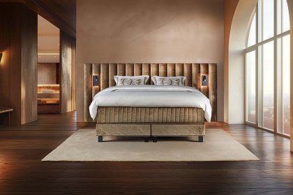 Tube Grande von Serta - Boxspringbett gold plain