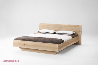 Tesso von ANREI - Doppelbett TES 193 Asteiche weiß geölt