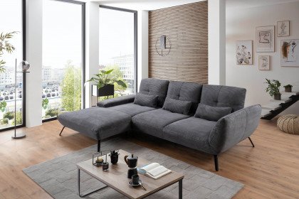Dover von Poco - Eckcouch links grau