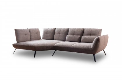 Dover von Poco - Polstersofa links taupe
