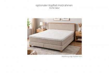 Systembett von Abrilux - Boxspringbett Arosa dunkelgrau