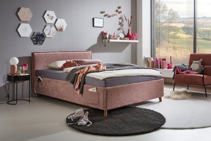 Fun von Meise Möbel - Polsterbett 140 rose