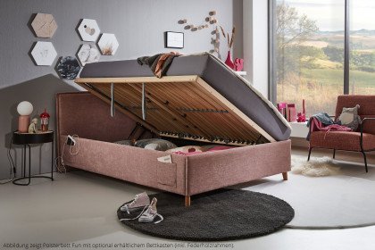Fun von Meise Möbel - Polsterbett 140 rose