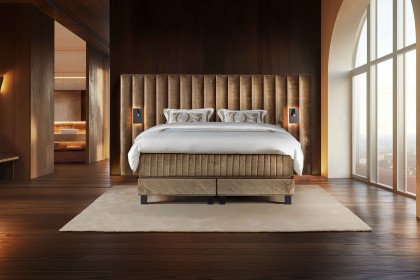 Tube Grande von Serta - Boxspringbett in Gold Plain