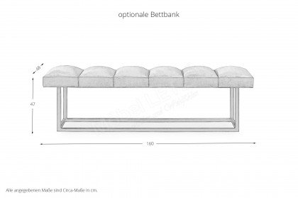 Tube Grande von Serta - Boxspringbett in Gold Plain