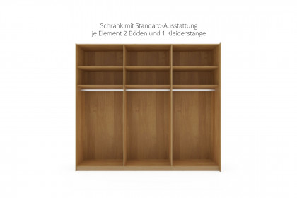 Savona 2.0 von Musterring - Schrank Glas champagner - Eiche teilmassiv