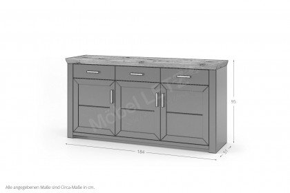 York von set one by Musterring - Sideboard Pino Aurelio/  Eiche Nelson