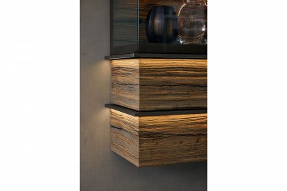 Jana von Musterring - Wohnwand 710001 Lack graphit/ Eiche