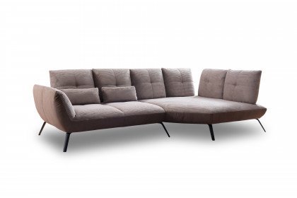 Dover von Poco - Polstersofa rechts taupe
