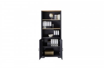 Jasmin von Innostyle - Landhaus-Regal in Artisan Eiche & graphit