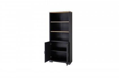 Jasmin von Innostyle - Landhaus-Regal in Artisan Eiche & graphit