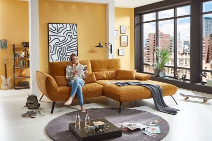 Dover von Poco - Sofaecke rechts mustard