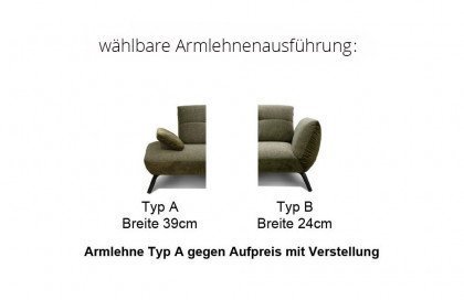 Dover von Poco - Sofaecke rechts mustard