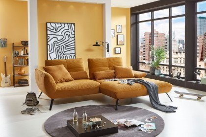 Dover von Poco - Sofaecke rechts mustard