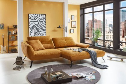 Dover von Poco - Sofaecke rechts mustard